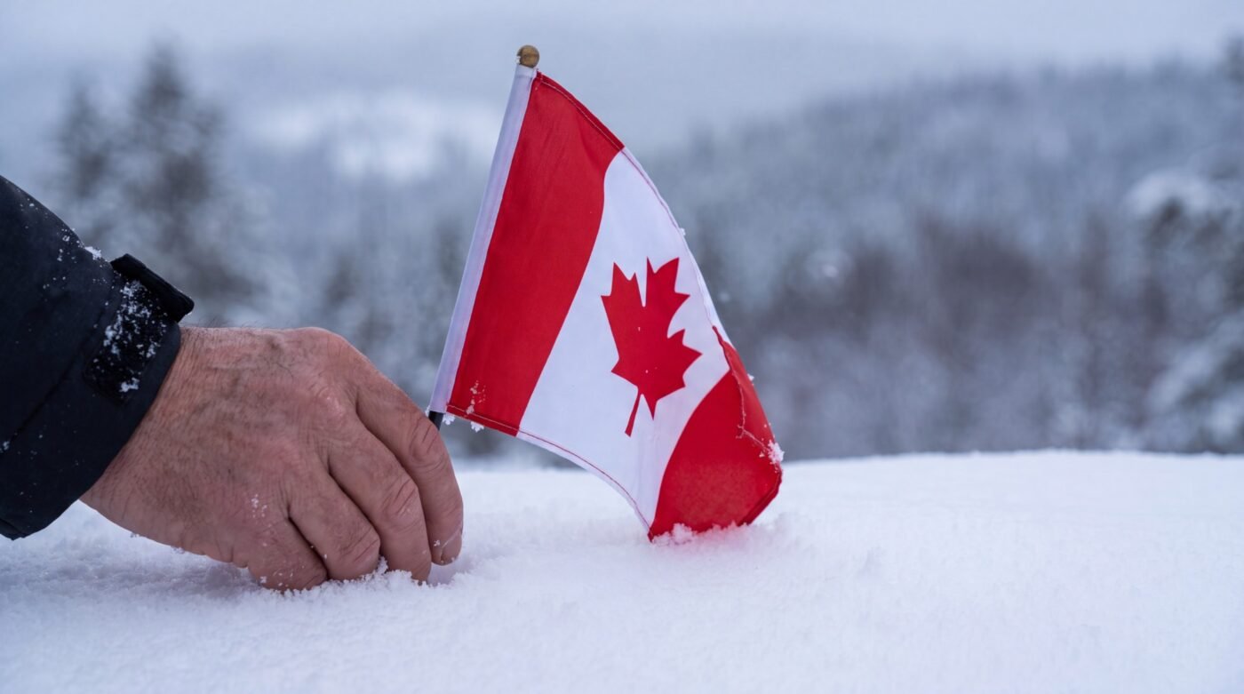 Canadian flag in snow – the beginning of the iGrip story